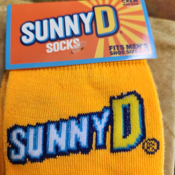 MEN'S 'SUNNY🌞 D' SOCKS Sz 6-12 BRAND NEW - Picture 2 of 3